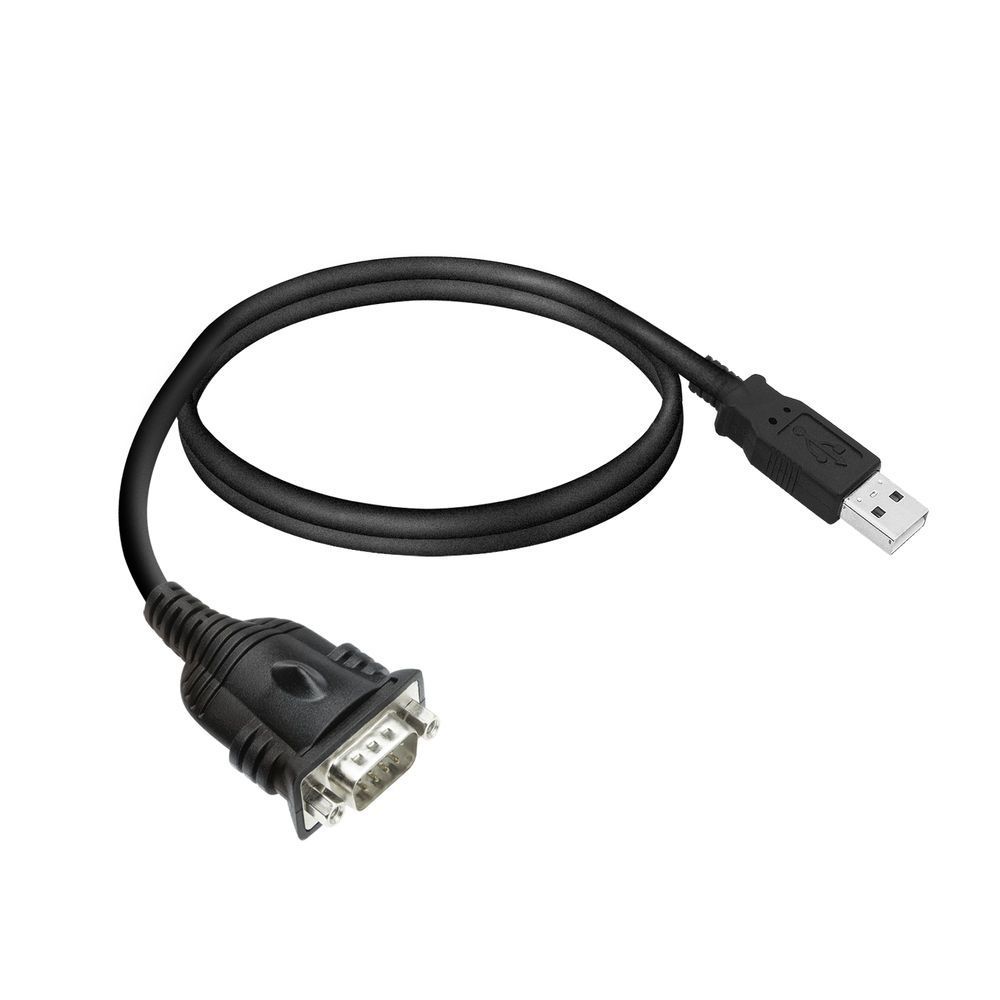 ACT USB to serial adapter 0,6m Black