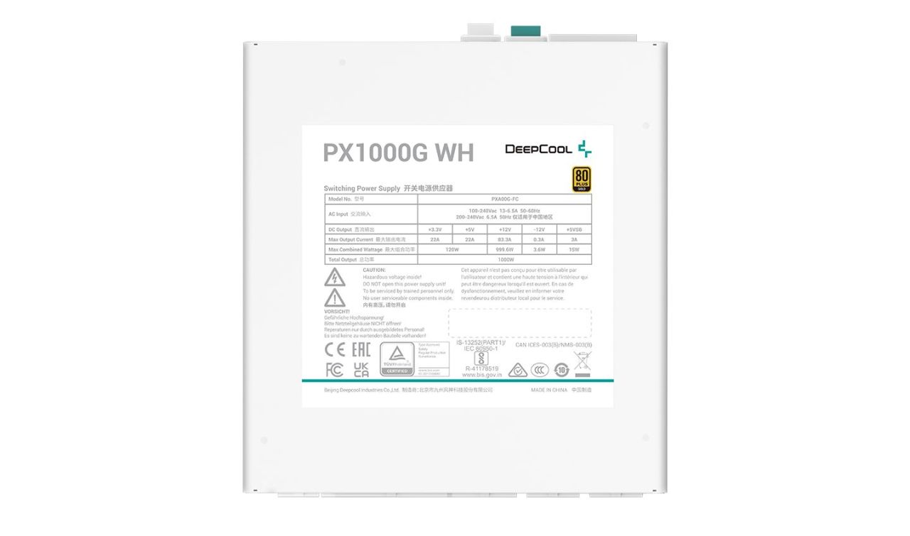 DeepCool 1000W 80+ Gold PX1000G WH