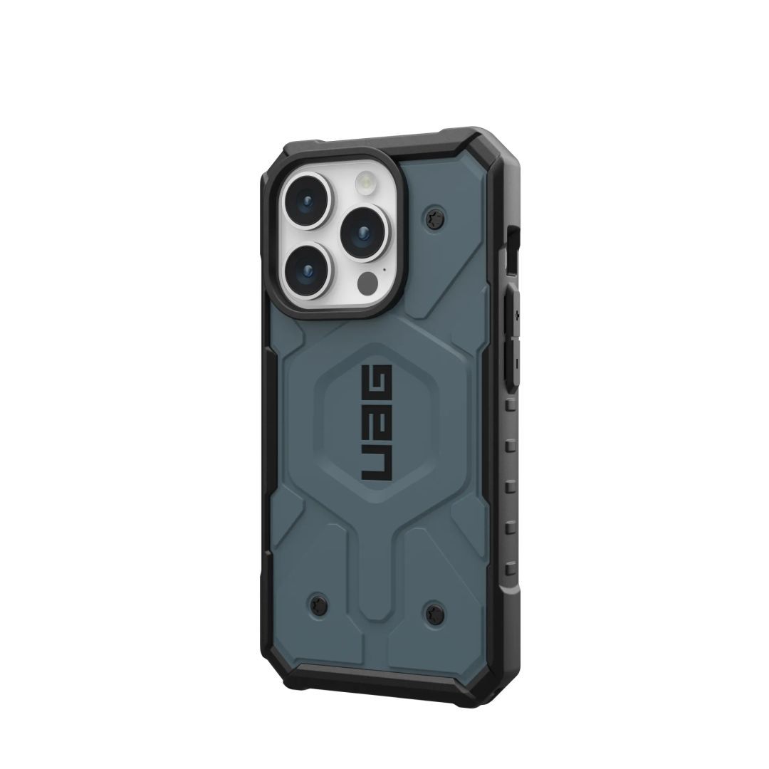 UAG Pathfinder case for MagSafe iPhone 15 Pro Cloud Blue