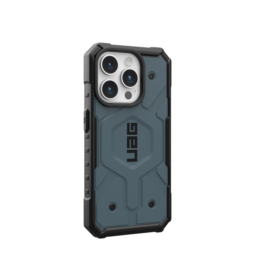 UAG Pathfinder case for MagSafe iPhone 15 Pro Cloud Blue