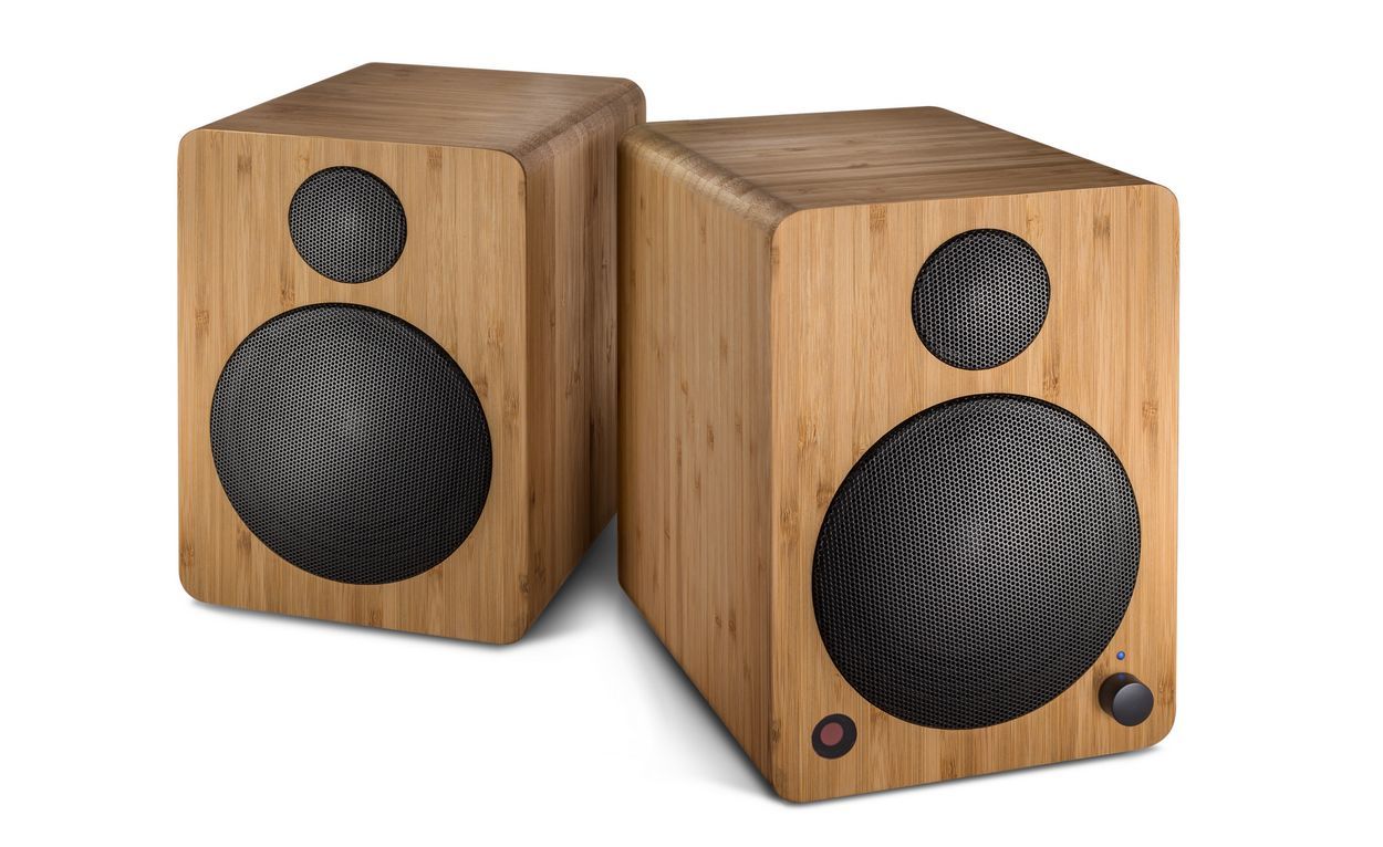 wavemaster Cube Mini Neo Bluetooth Speaker System Bamboo