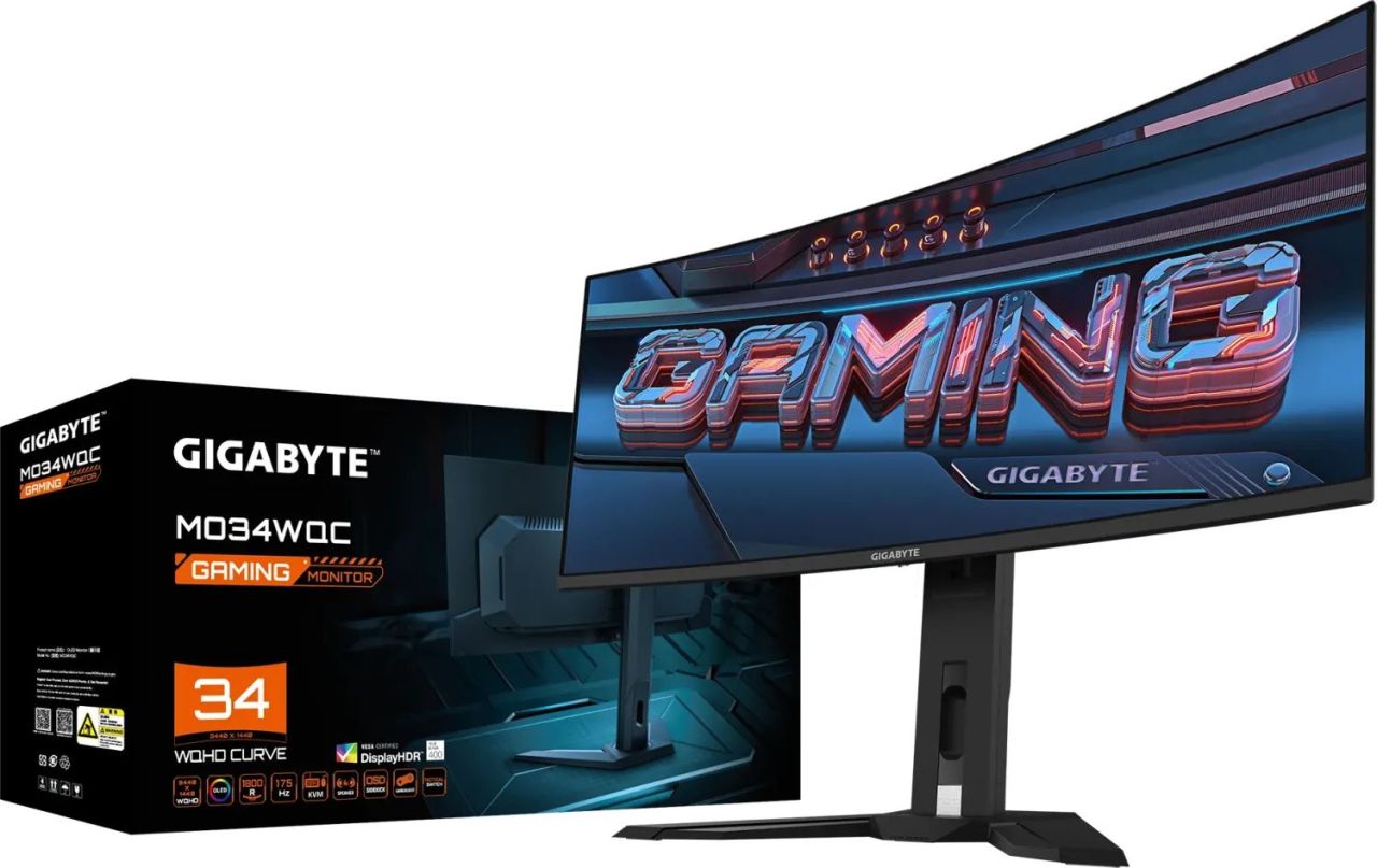 Gigabyte 34" MO34WQC OLED