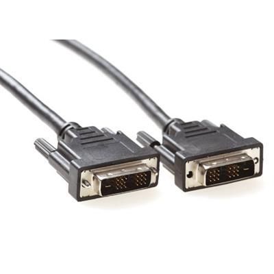 ACT DVI-D Single Link cable male to male 0,5m Black