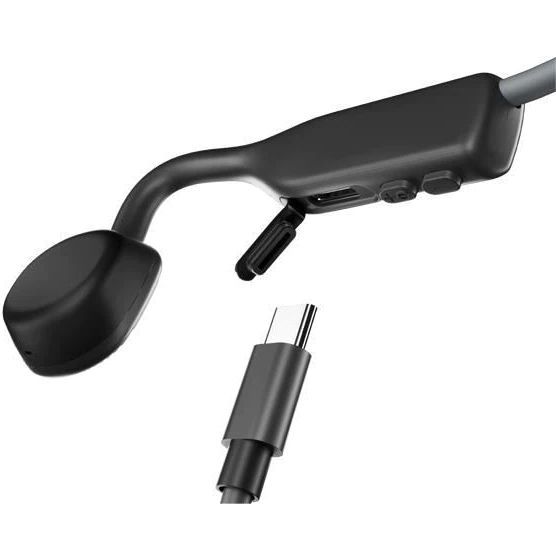 Shokz Openmove Bone Conduction Open-Ear Lifestyle/Sport Bluetooth Headset Grey