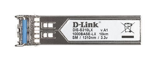 D-Link DIS-S310LX 1‑port Mini‑GBIC SFP to 1000BaseLX Single‑Mode 10km Fibre Transceiver