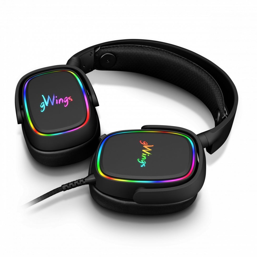 gWings 9100HS RGB Gaming Headset Black