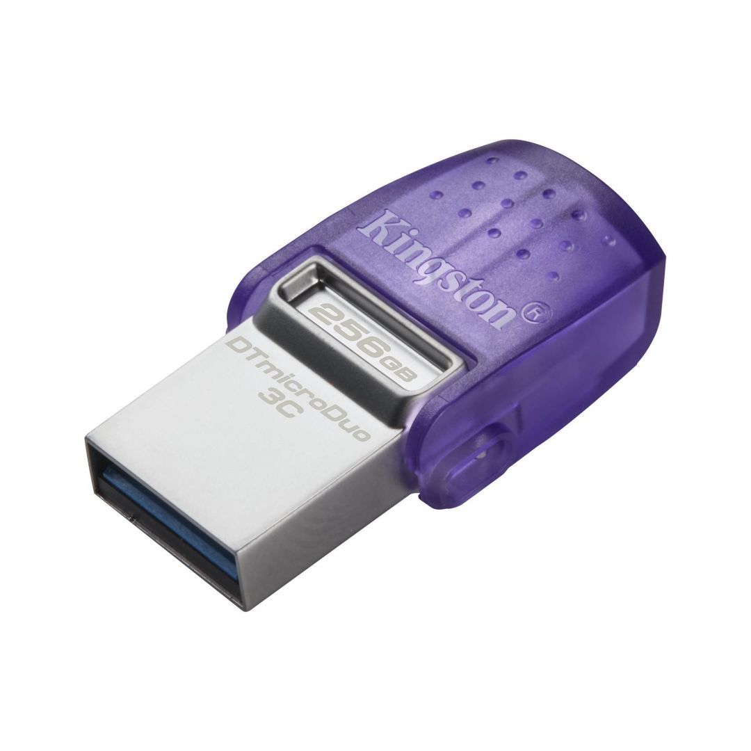 Kingston 256GB DT microDuo 3C USB3.2 Silver/Purple