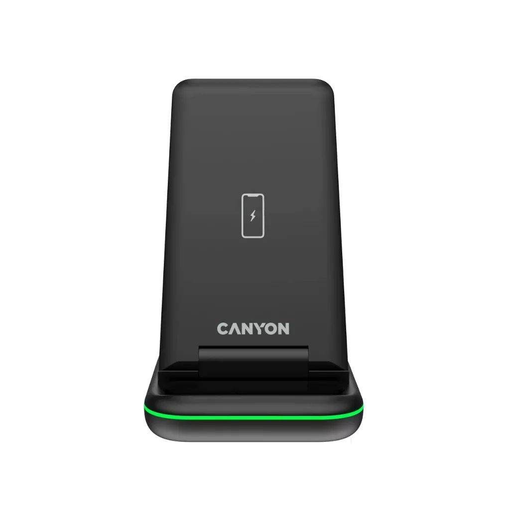 Canyon WS-304 3-in-1 Wireless Charging Station Black