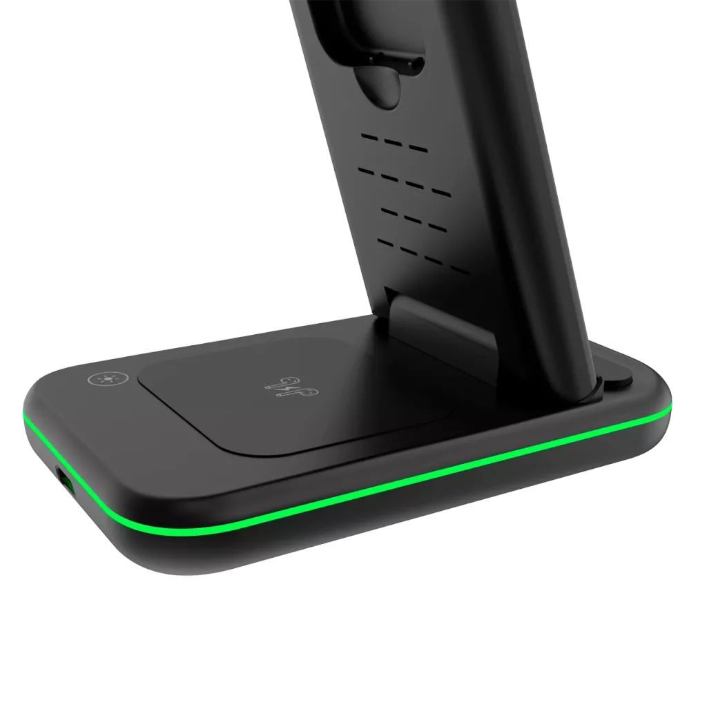 Canyon WS-304 3-in-1 Wireless Charging Station Black