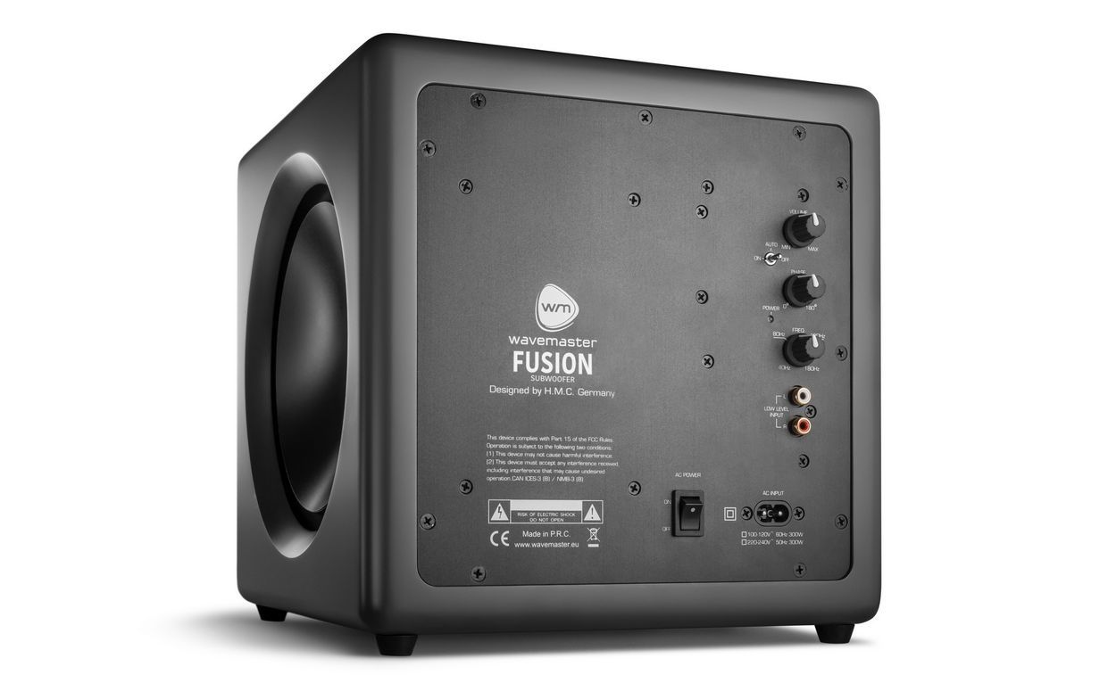 wavemaster Fusion Active Subwoofer Stone Gray