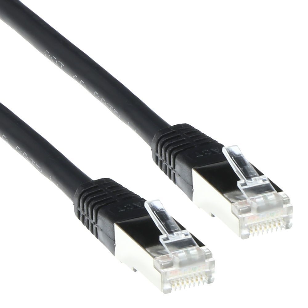 ACT CAT6A S-FTP Patch Cable 10m Black