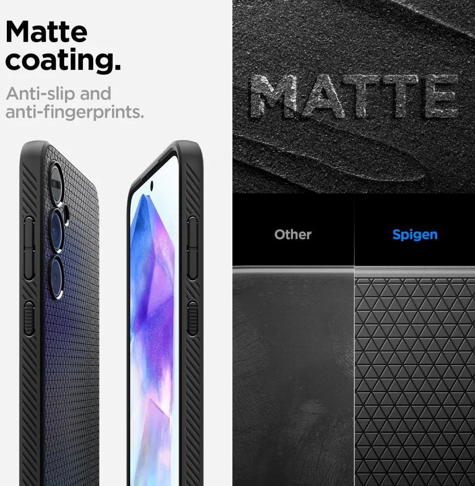 Spigen Liquid Air Samsung Galaxy A55 Matte Black