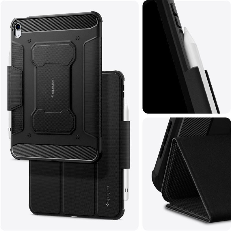 Spigen Rugged Armor Pro, black - iPad 10.9" 2022