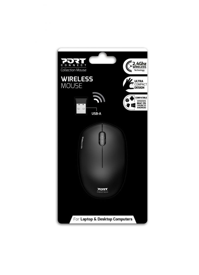 Port Designs Collection Wireless Mouse Black