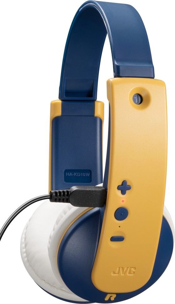 JVC HA-KD10W-Y Bluetooth Headset for Kids Yellow/Blue