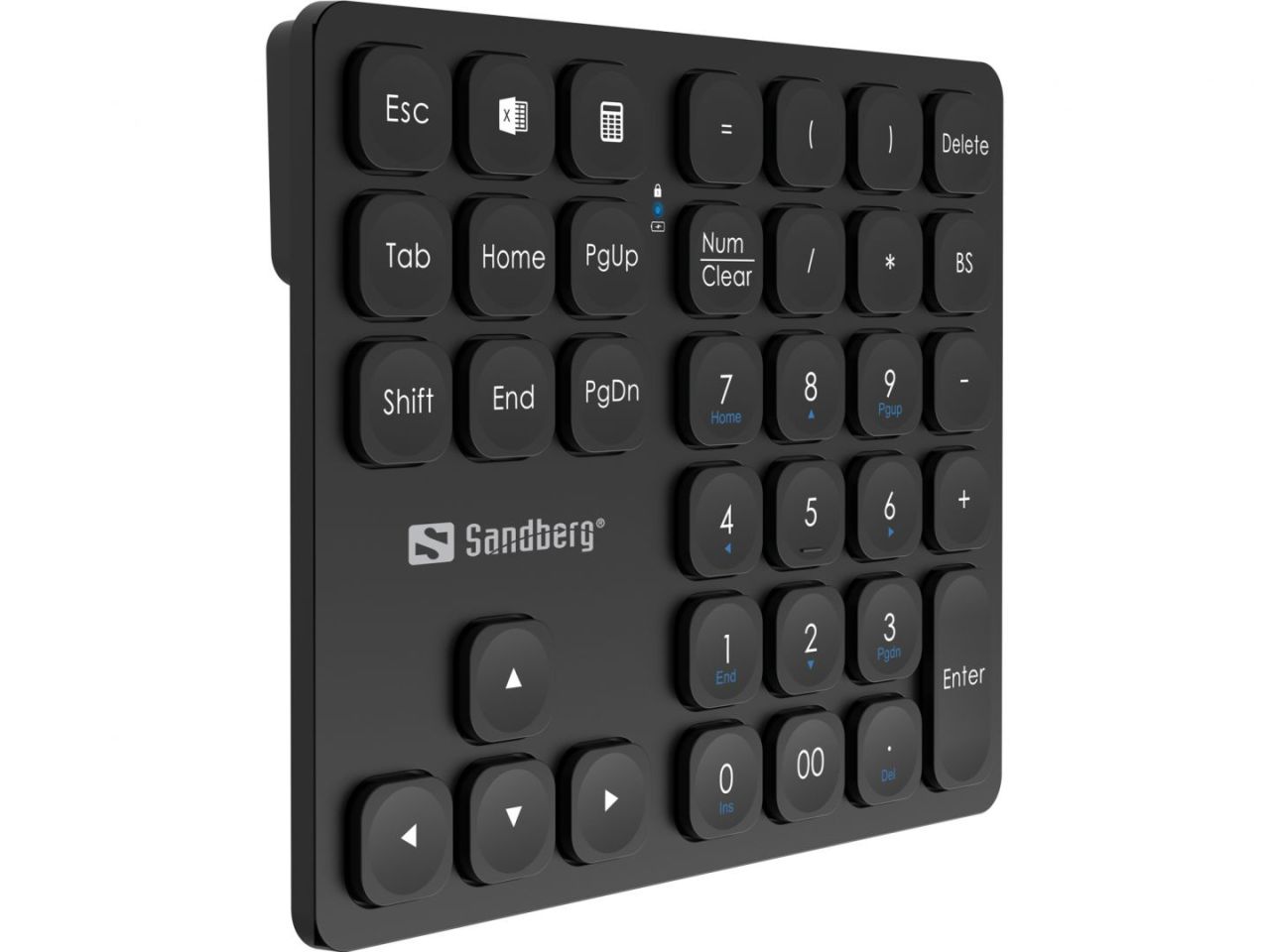 Sandberg Wireless Numeric Keypad Pro Black