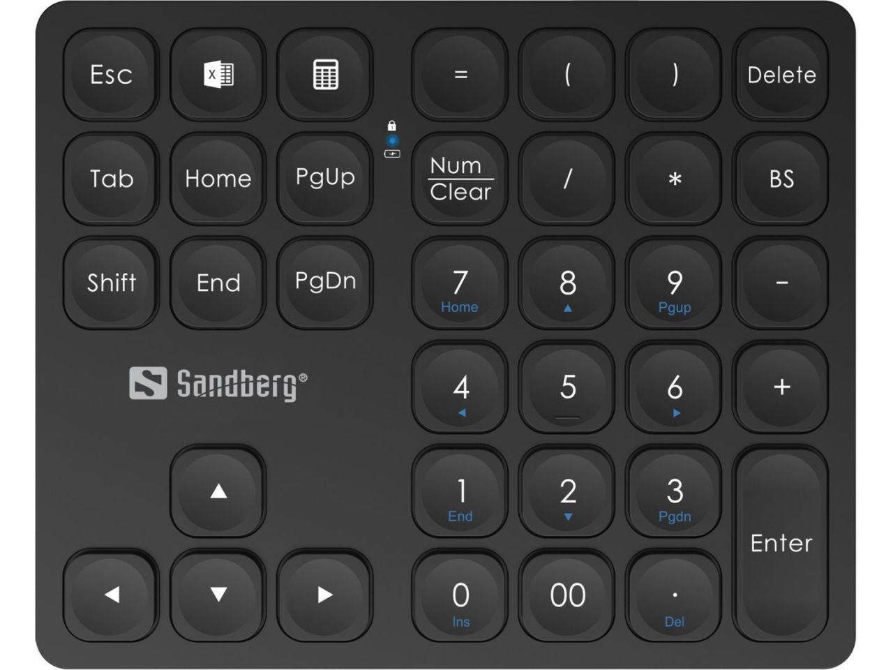 Sandberg Wireless Numeric Keypad Pro Black