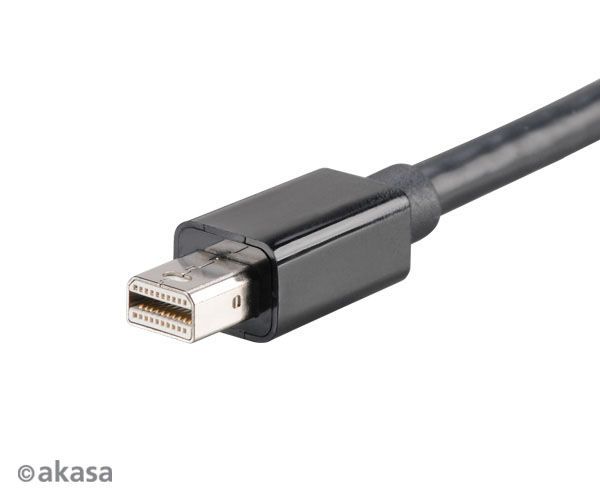 Akasa miniDisplayPort to VGA converter Black