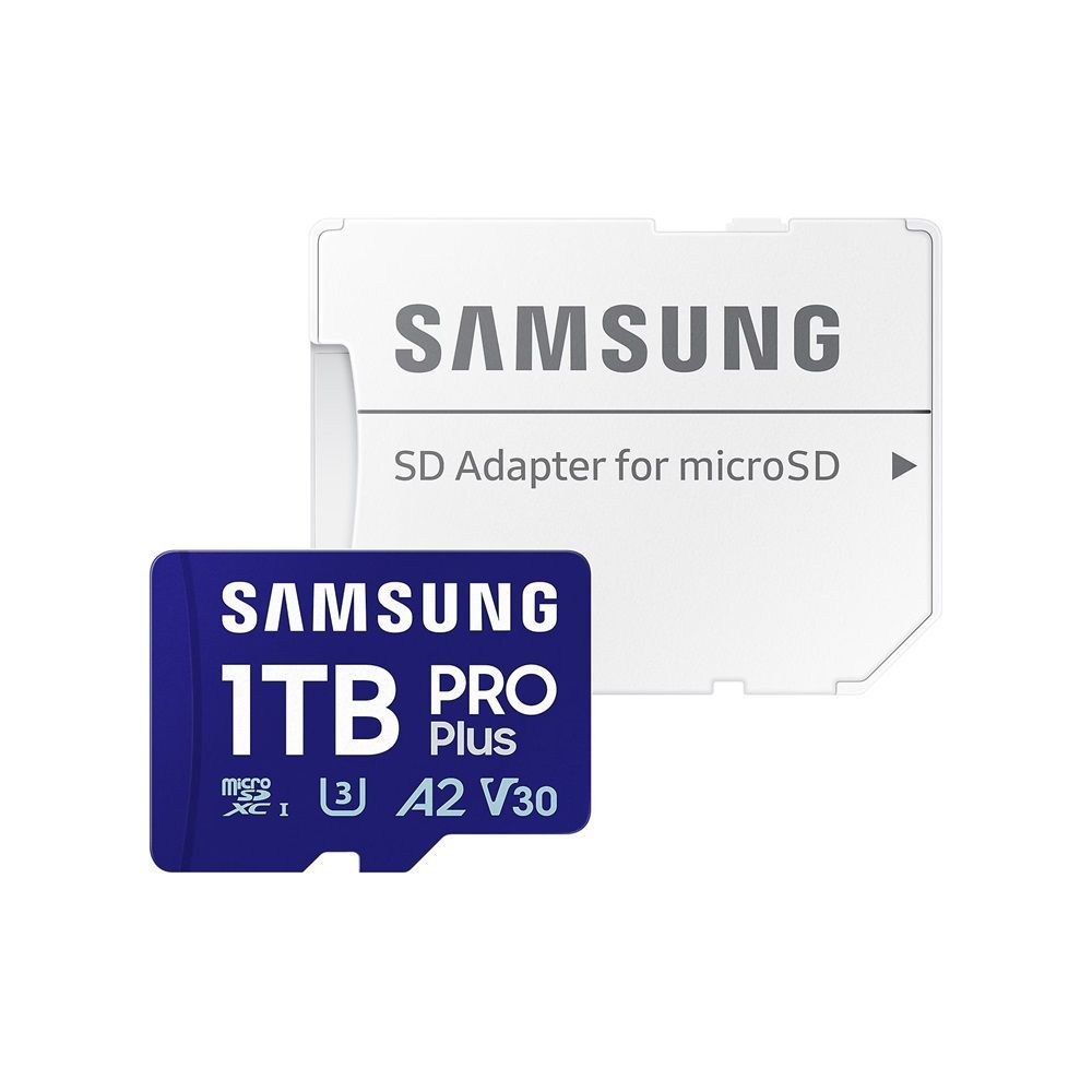 Samsung 1TB microSDXC Pro Plus Class10 U3 A2 V30 + adapterrel