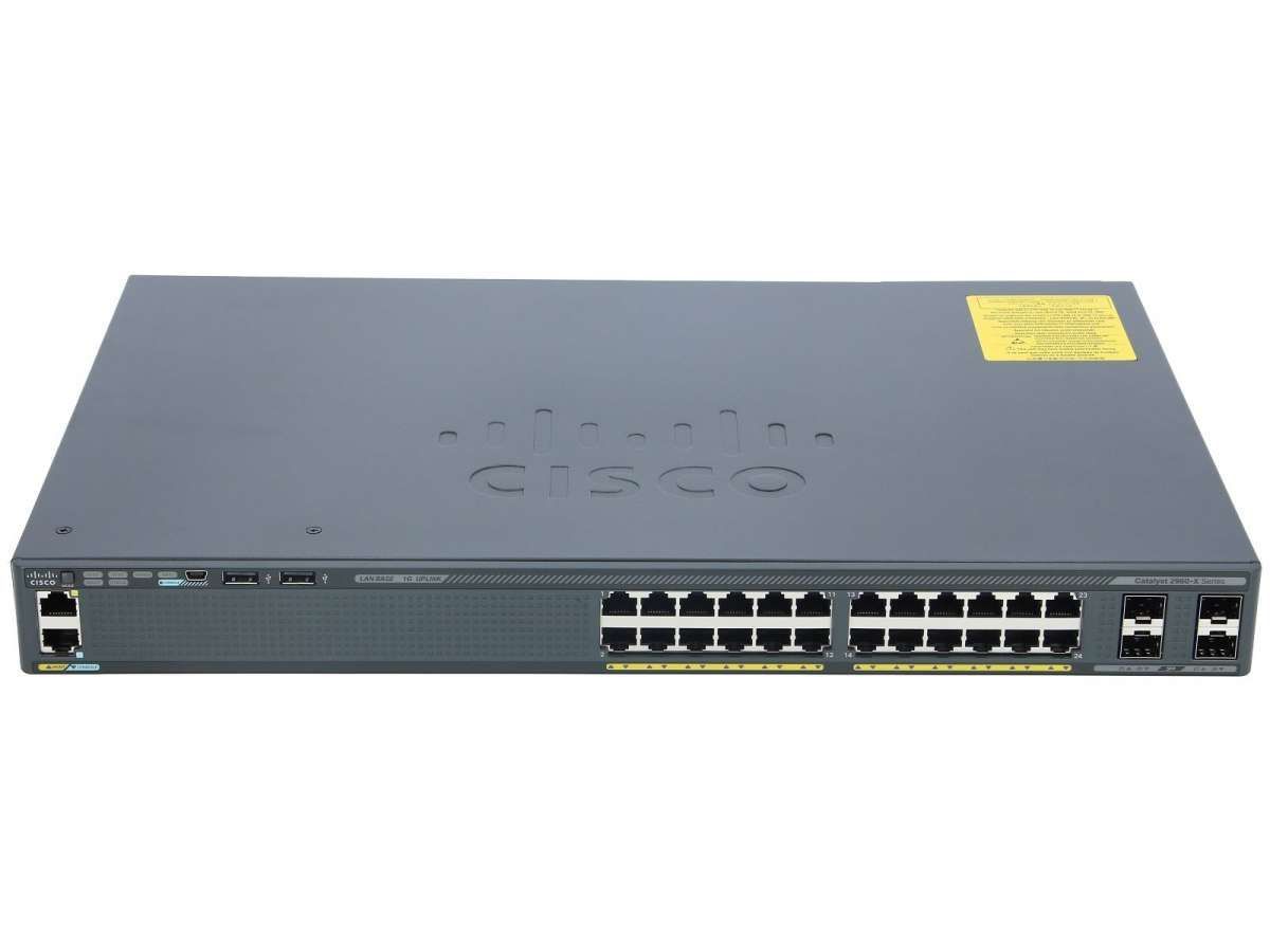 Cisco Excess WS-C2960X-24TS-L-WS 24-Port Switch