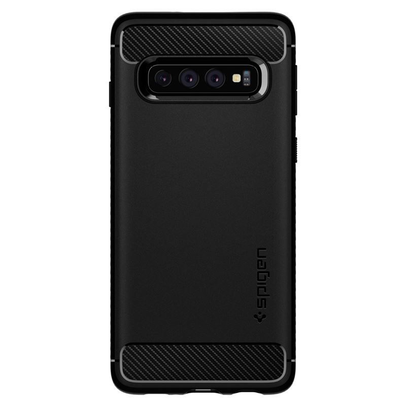 Spigen Rugged Armor, black - Galaxy S10