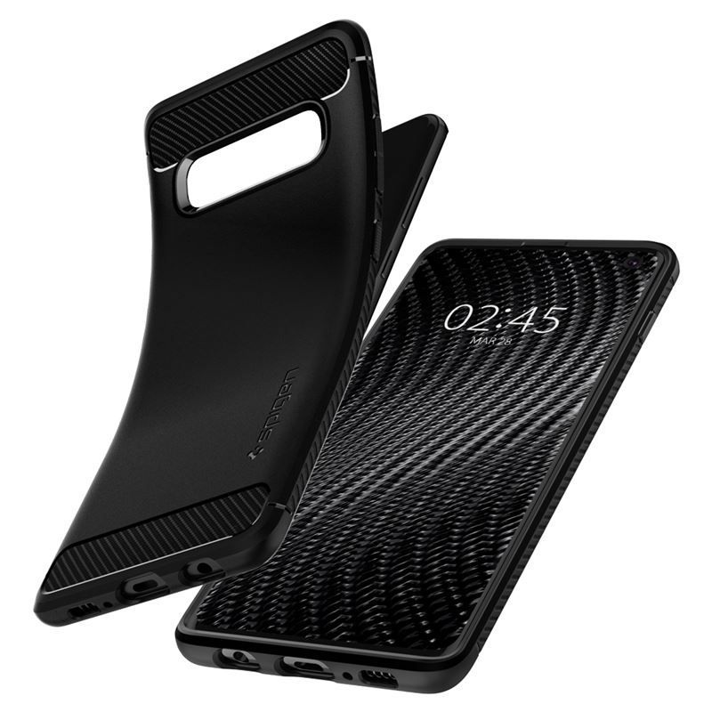 Spigen Rugged Armor, black - Galaxy S10