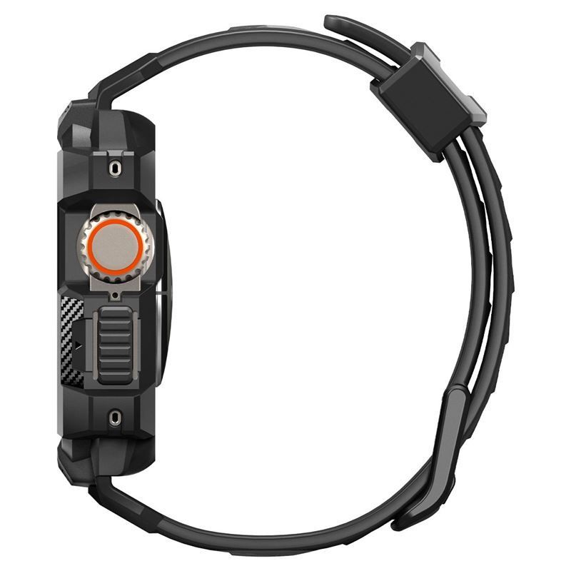 Spigen Rugged Armor Pro, black - Apple Watch Ultra 2/Ultra 49mm