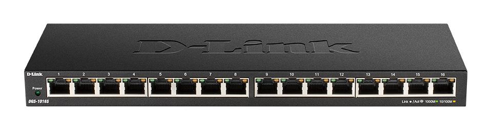 D-Link DGS-1016S 16-Port Gigabit Unmanaged Switch