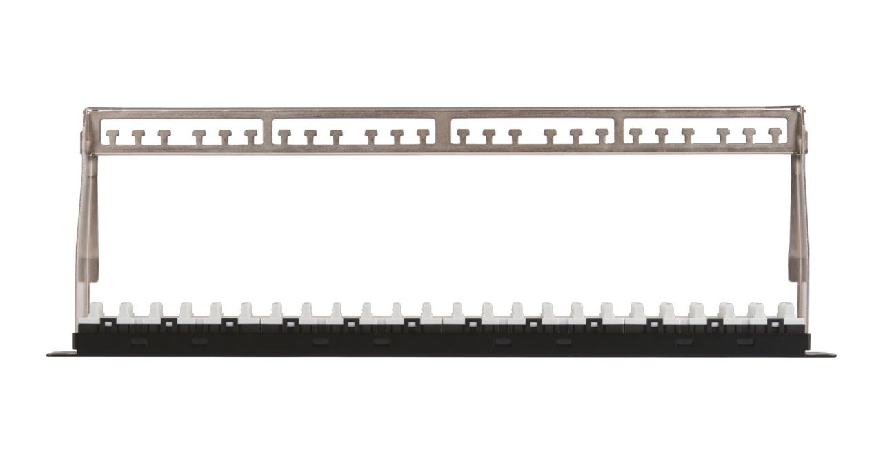 NIKOMAX 24-port Patch Panel 1U Black