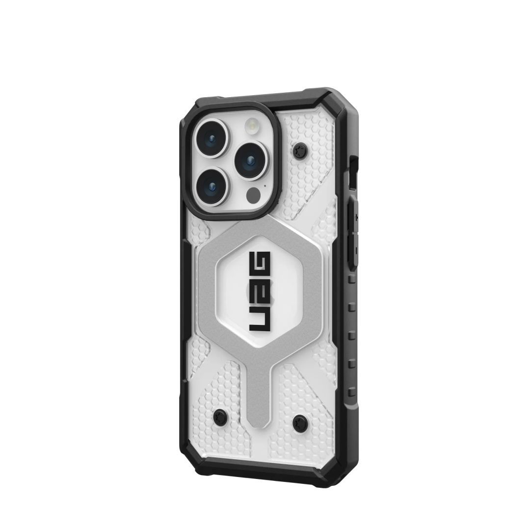 UAG Pathfinder case for MagSafe iPhone 15 Pro Ice