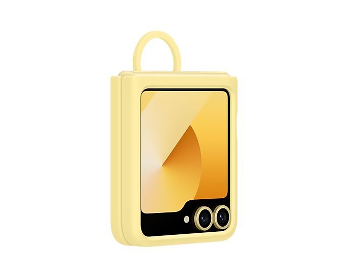 Samsung Galaxy Flip6 Silicone Case Yellow