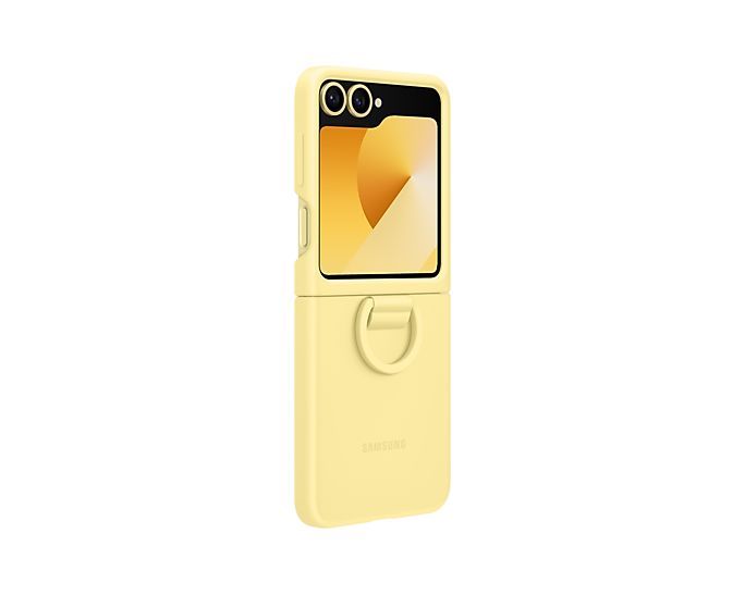 Samsung Galaxy Flip6 Silicone Case Yellow