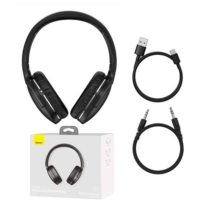 Baseus Encok D02 Pro Bluetooth Headset Black