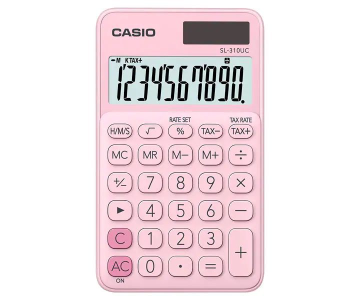 Casio SL-310UC-PK Zsebszámológép Pink