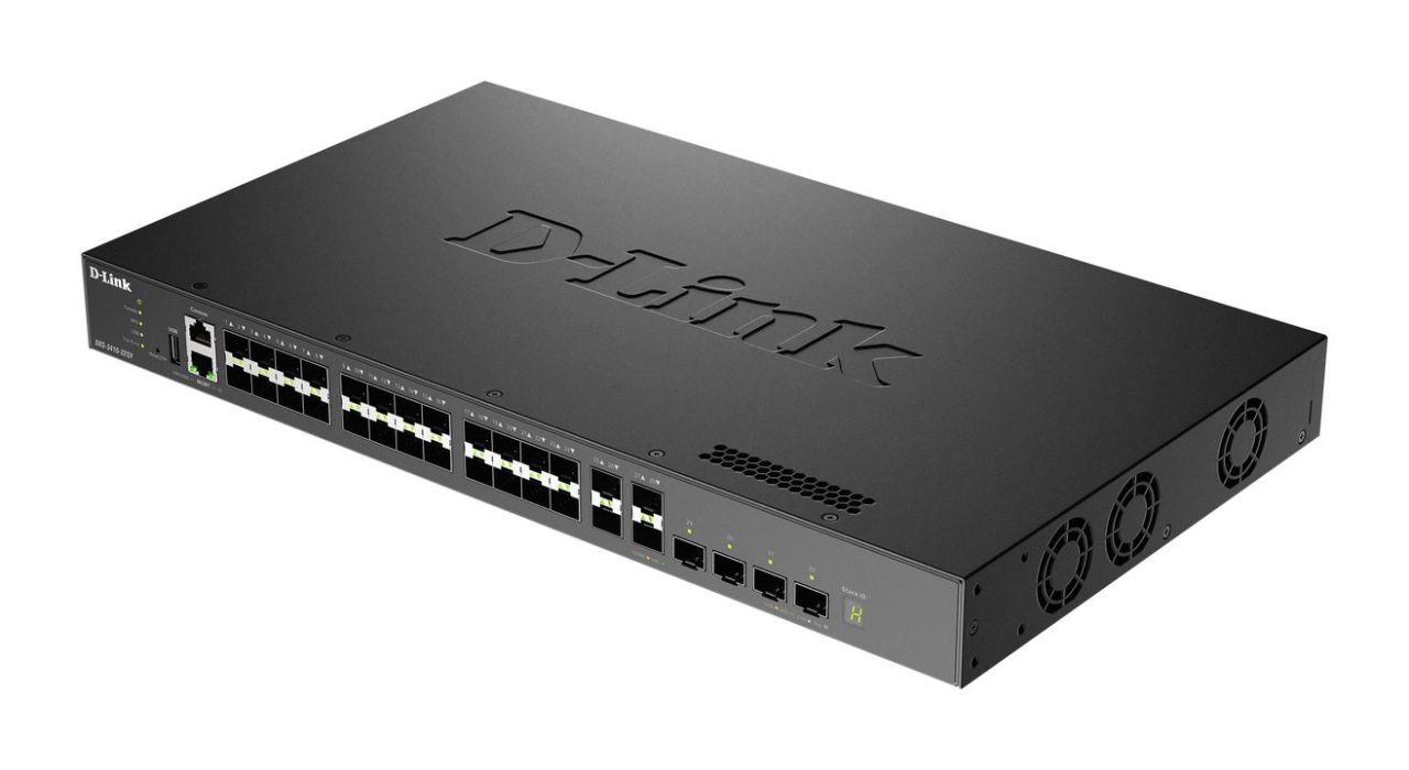 D-Link DXS-3410-32SY/E 24-Port Layer 3 Stackable 10 Gigabit Managed Switch