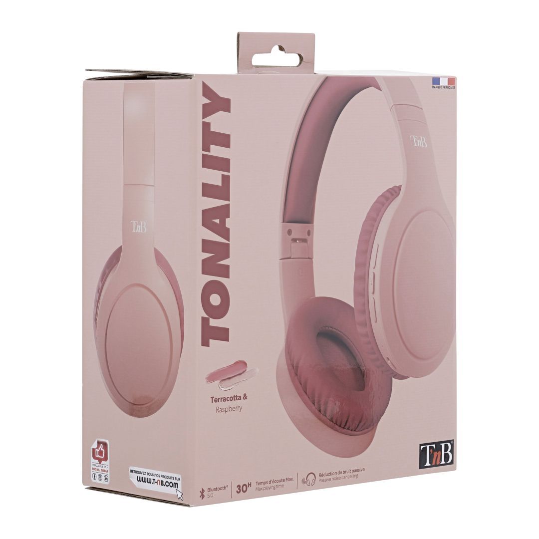 TnB Tonality Bluetooth Headset Terracotta