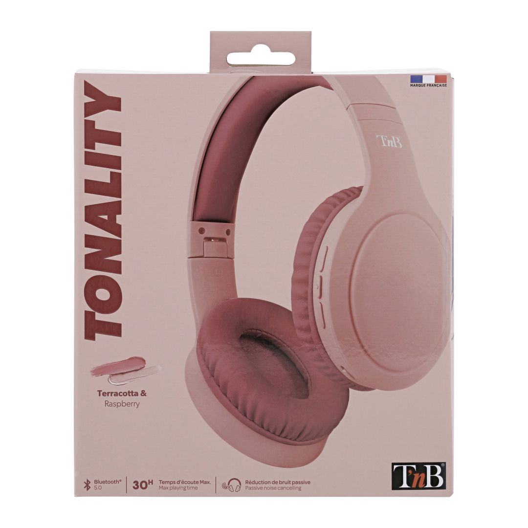 TnB Tonality Bluetooth Headset Terracotta