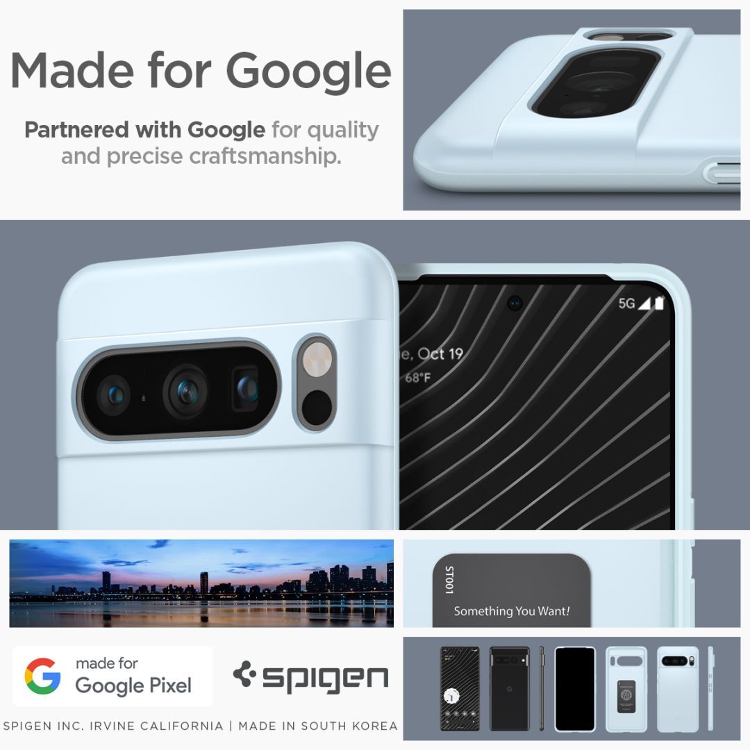 Spigen Google Pixel 8 Pro Thin Fit Mute Blue