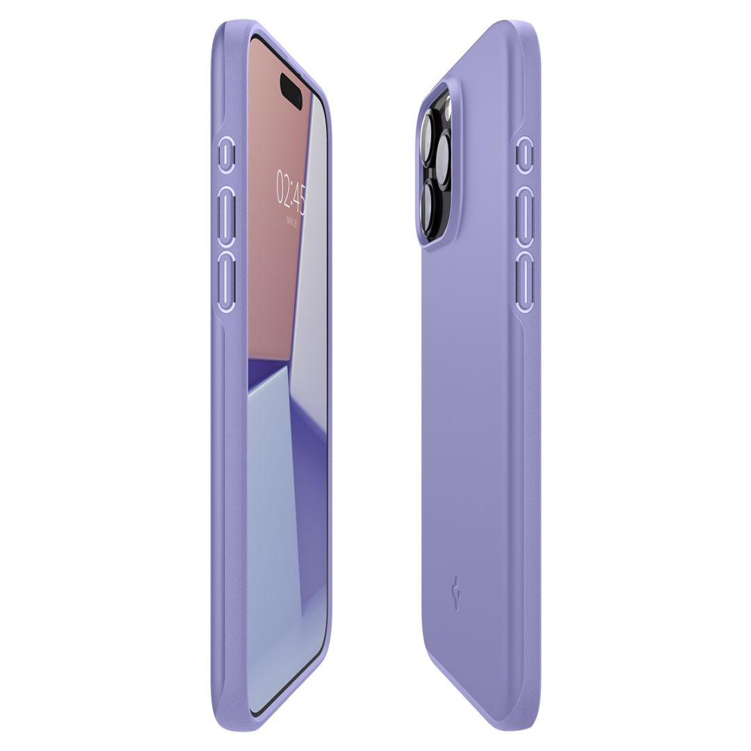 Spigen iPhone 15 Case Thin Fit Iris Purple