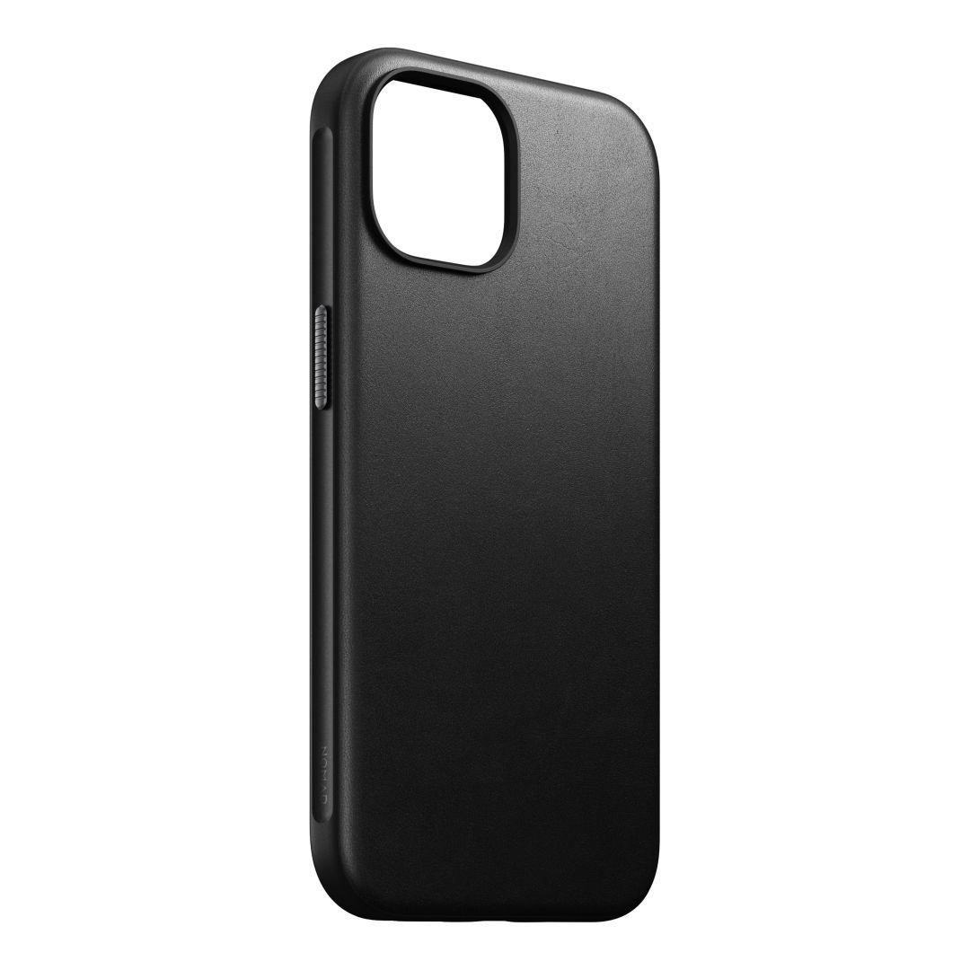 Nomad iPhone 15 Modern Leather Case Black