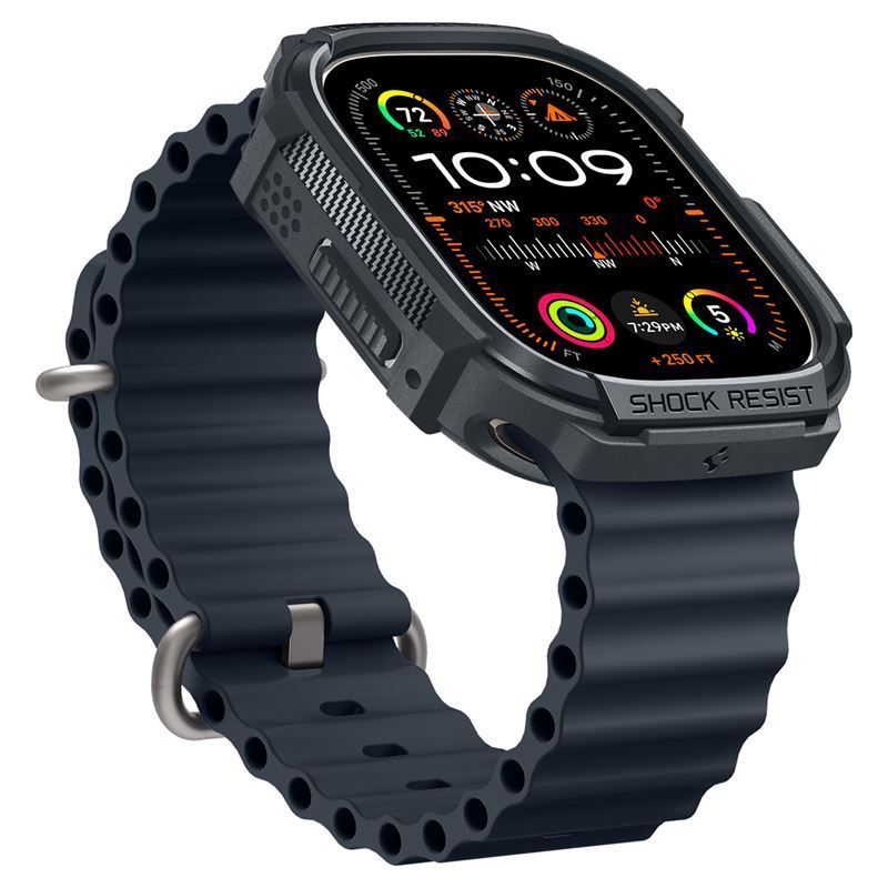 Spigen Rugged Armor Apple Watch Ultra 2/1 49mm Dark Grey