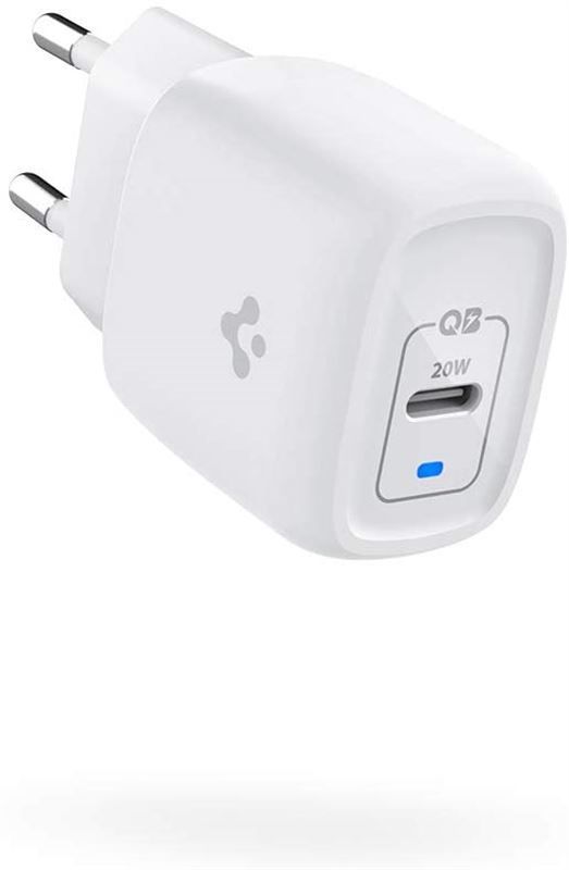 Spigen PowerArc ArcStation Pro Wall Charger White (GaN/1-Port/ USB-C PD3.0 20W)