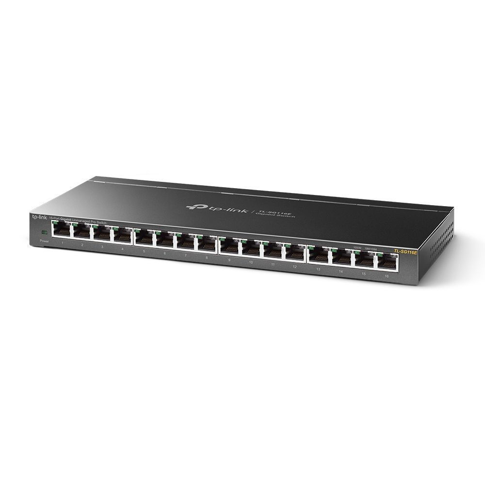 TP-Link TL-SG116E 16-Port Gigabit Unmanaged Pro Switch