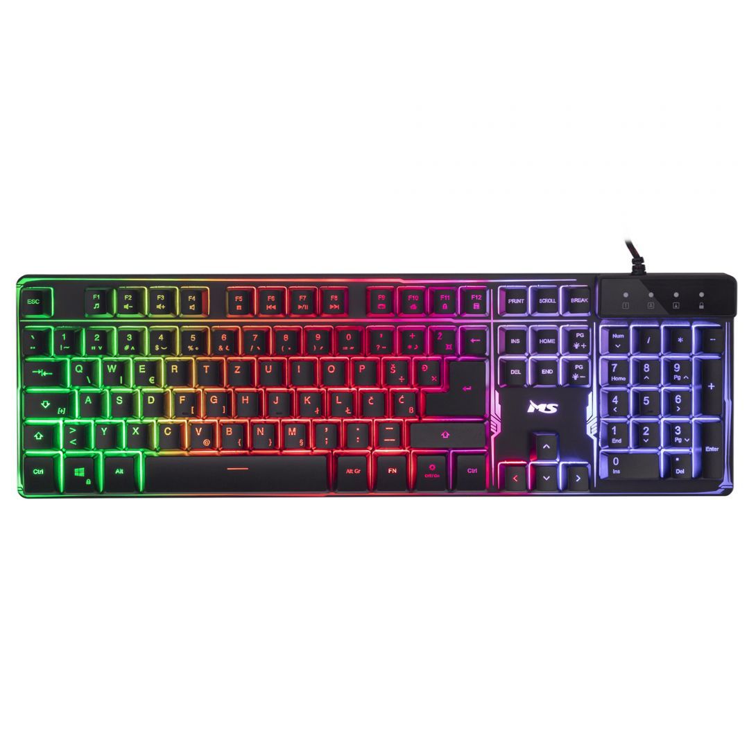 MS Elite C505 Gaming keyboard Black UK