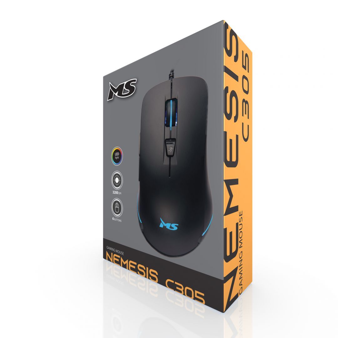 MS Nemesis C305 Gaming mouse Black