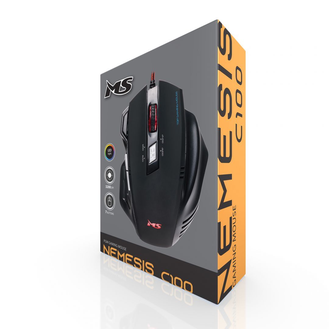 MS Nemesis C100 Gaming mouse Black