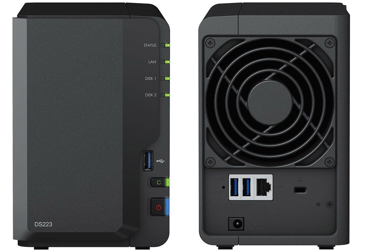 Synology NAS DS223 (2GB) (2xHDD)