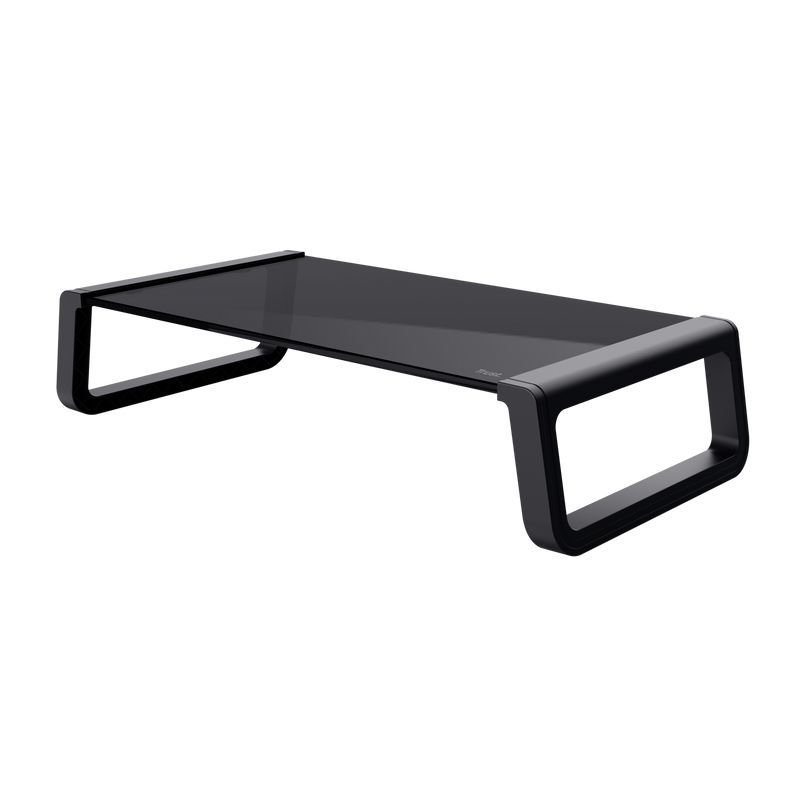 Trust Monta Tempered Glass Monitor Stand Black