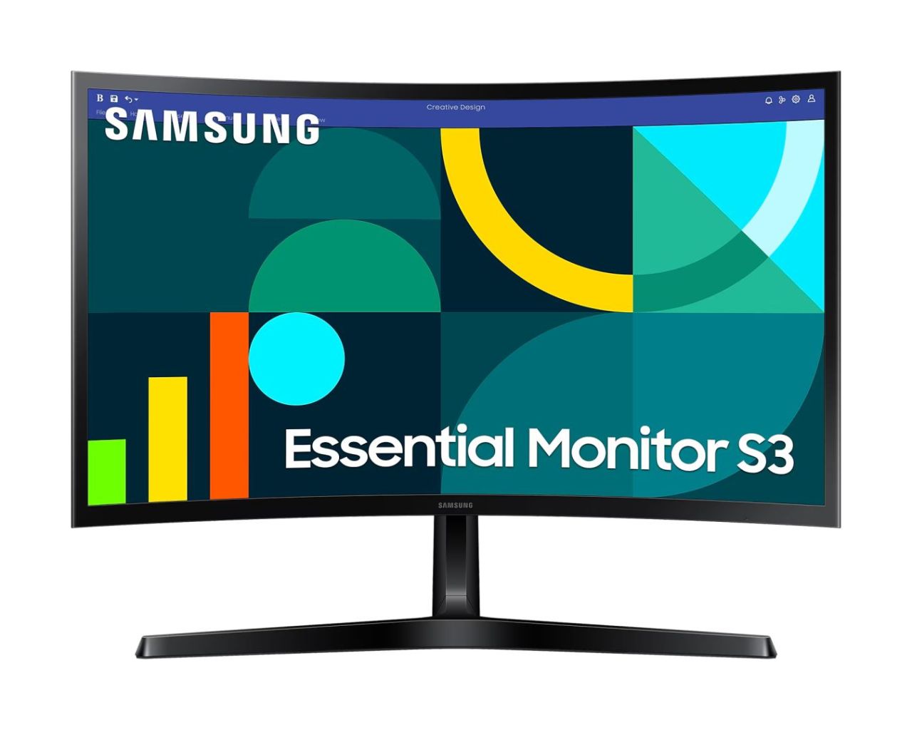 Samsung 24" LS24D366GAUXEN LED Curved