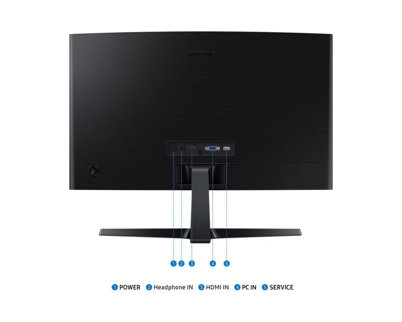 Samsung 24" LS24D366GAUXEN LED Curved